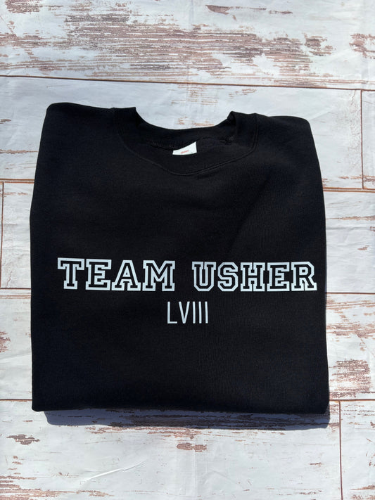 TEAM USHER CREWNECK